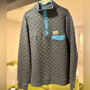 Patagonia Navy snap pullover. Size XL